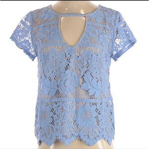 Express Light Blue Top size Small NWT